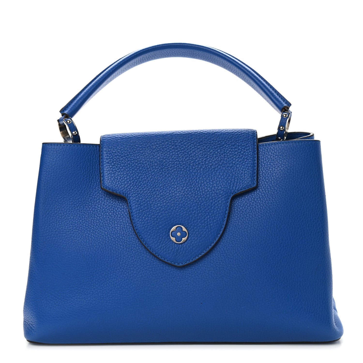 Louis Vuitton Taurillon Capucines MM Royal Blue