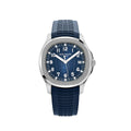 Patek Philippe Aquanaut Ref. 5168G-001 — White Gold Blue Dial