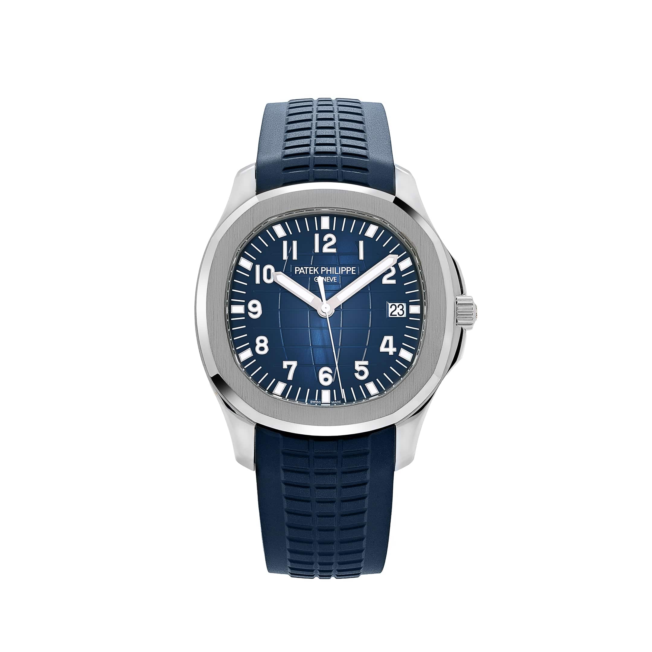 Patek Philippe Aquanaut Ref. 5168G-001 — White Gold Blue Dial